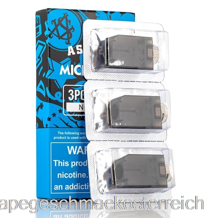 Asvape Micro Ersatz-Pods Micro-Pods (Spulen Nicht Im Lieferumfang Enthalten) Vape-Geschmack